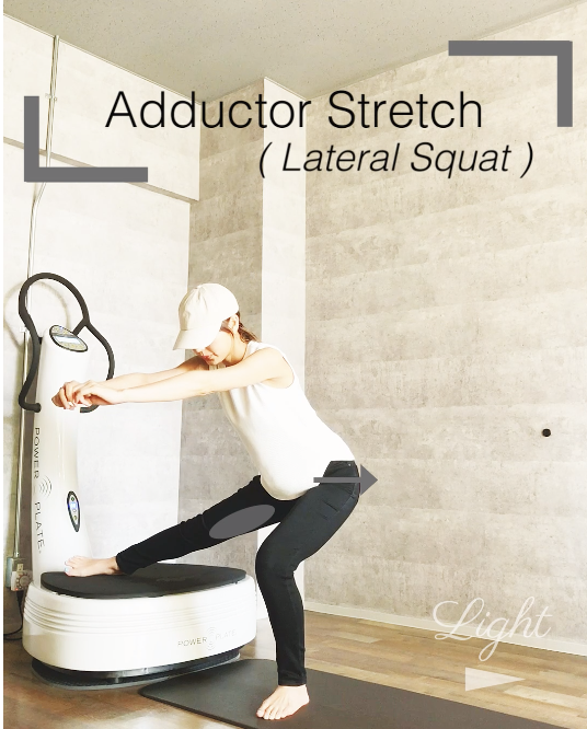 You are currently viewing パワープレート使い方 Adductor Stretch
